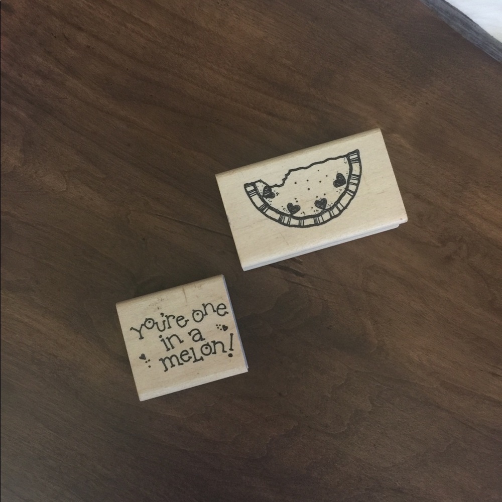 Watermelon stamp set